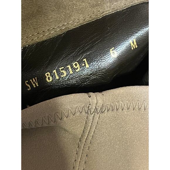 Stuart Weitzman •6• Mane Fringe Over the Knee Taupe Beige Suede 50/50 Boots NEW - Picture 16 of 16